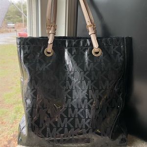 Michael Kors Patent Leather Tote Bag